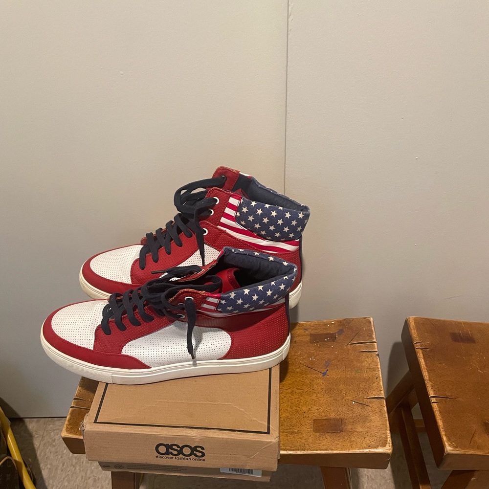 ASOS Vintage Patriotic Sneakers